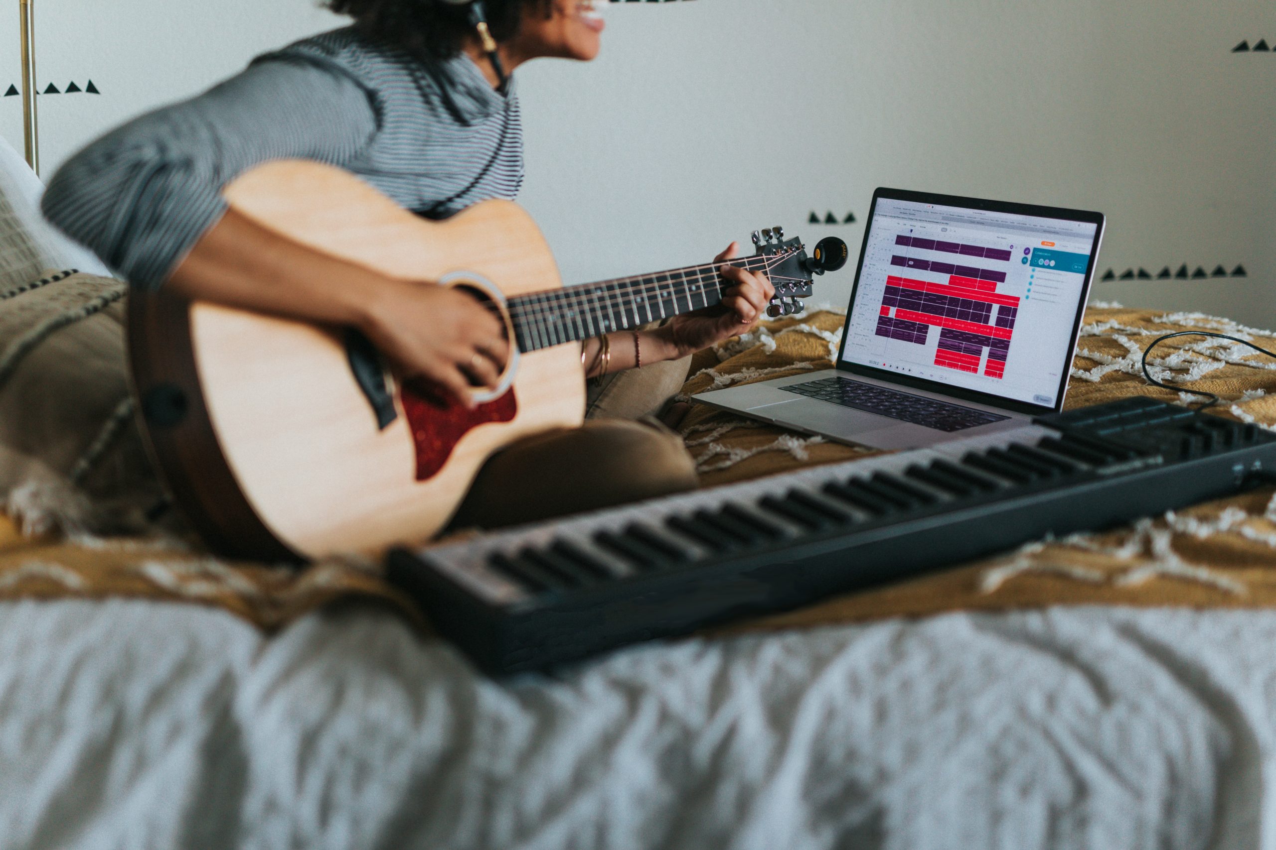 Cours de guitare en ligne : 5 raisons de progresser efficacement depuis chez vous